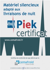 certification PIEK