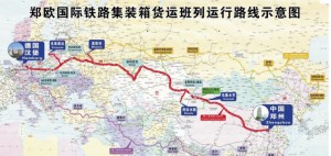 rail from china to europ